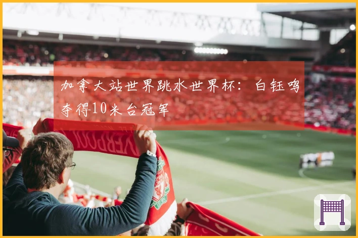 加拿大站世界跳水世界杯：白钰鸣夺得10米台冠军